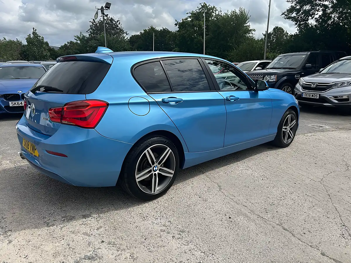 Used 2018 BMW 1 Series Sport Blue - Interior and Exterior details 3