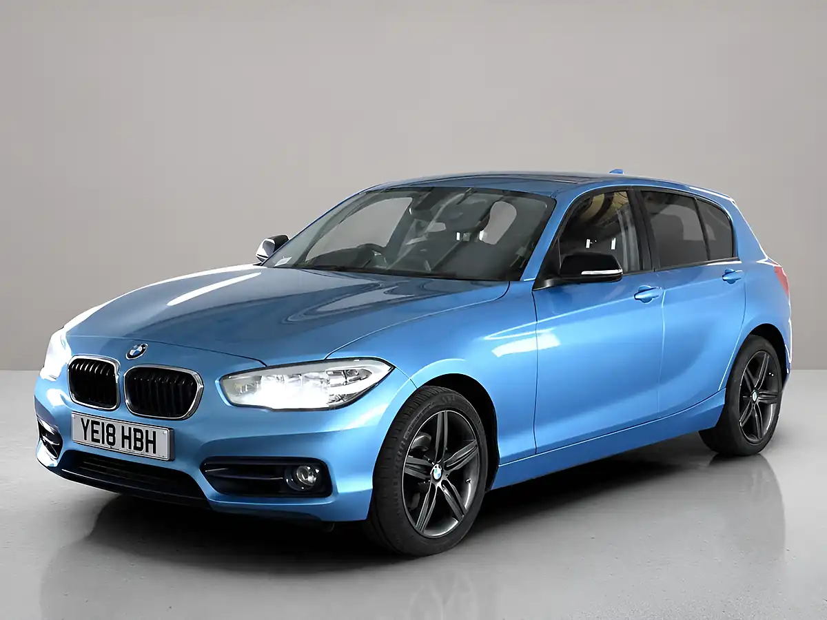 Used 2018 BMW 1 Series Sport Edition Blue - Interior and Exterior details 3