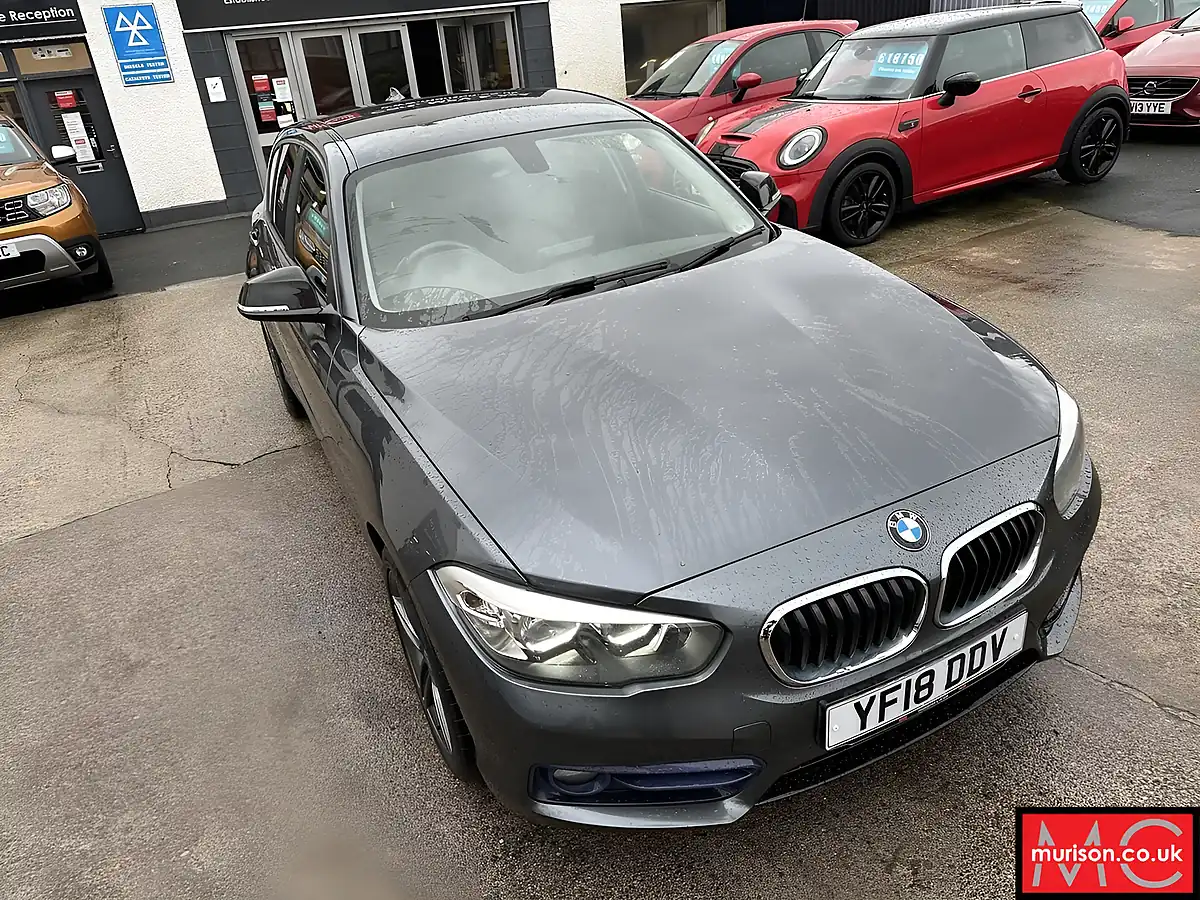 Used 2018 BMW 1 Series Sport Mineral Grey - Interior and Exterior details 8