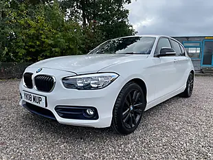 Used 2018 BMW 1 Series Sport White - Interior and Exterior details 2