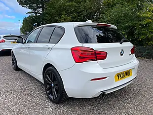 Used 2018 BMW 1 Series Sport White - Interior and Exterior details 4