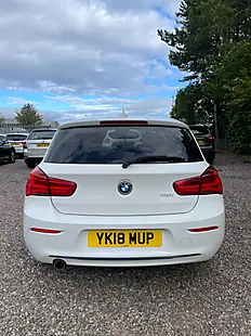 Used 2018 BMW 1 Series Sport White - Interior and Exterior details 8