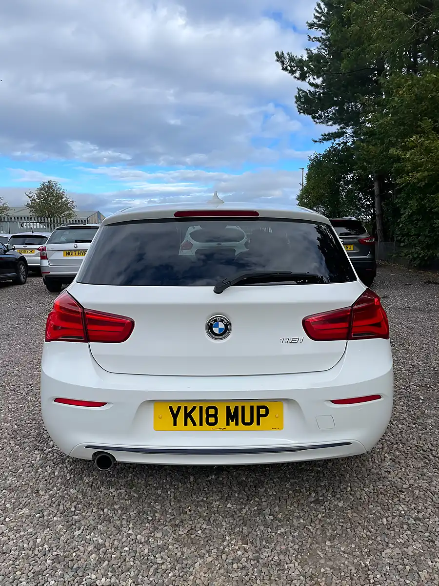 Used 2018 BMW 1 Series Sport White - Interior and Exterior details 8