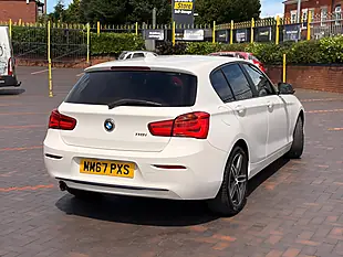 Used 2018 BMW 1 Series Sport White - Interior and Exterior details 8
