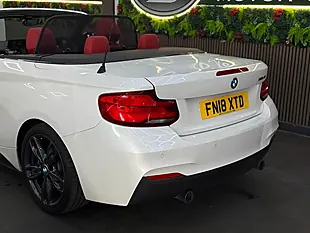 Used 2018 BMW 2 Series 9X Services, Sat Nav, Leather, Heated Seats & Heated Steering Wheel White - Interior and Exterior details 11