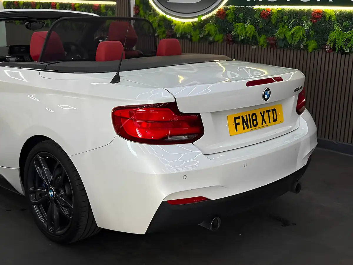 Used 2018 BMW 2 Series 9X Services, Sat Nav, Leather, Heated Seats & Heated Steering Wheel White - Interior and Exterior details 11
