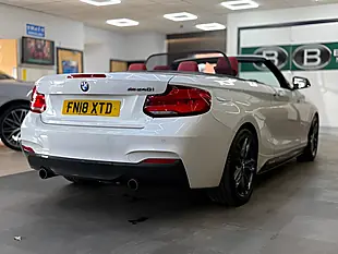 Used 2018 BMW 2 Series 9X Services, Sat Nav, Leather, Heated Seats & Heated Steering Wheel White - Interior and Exterior details 12