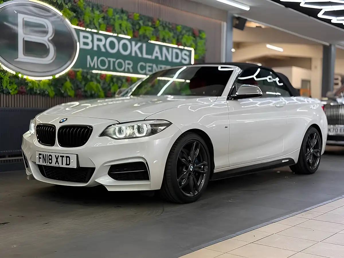 Used 2018 BMW 2 Series 9X Services, Sat Nav, Leather, Heated Seats & Heated Steering Wheel White - Interior and Exterior details 4