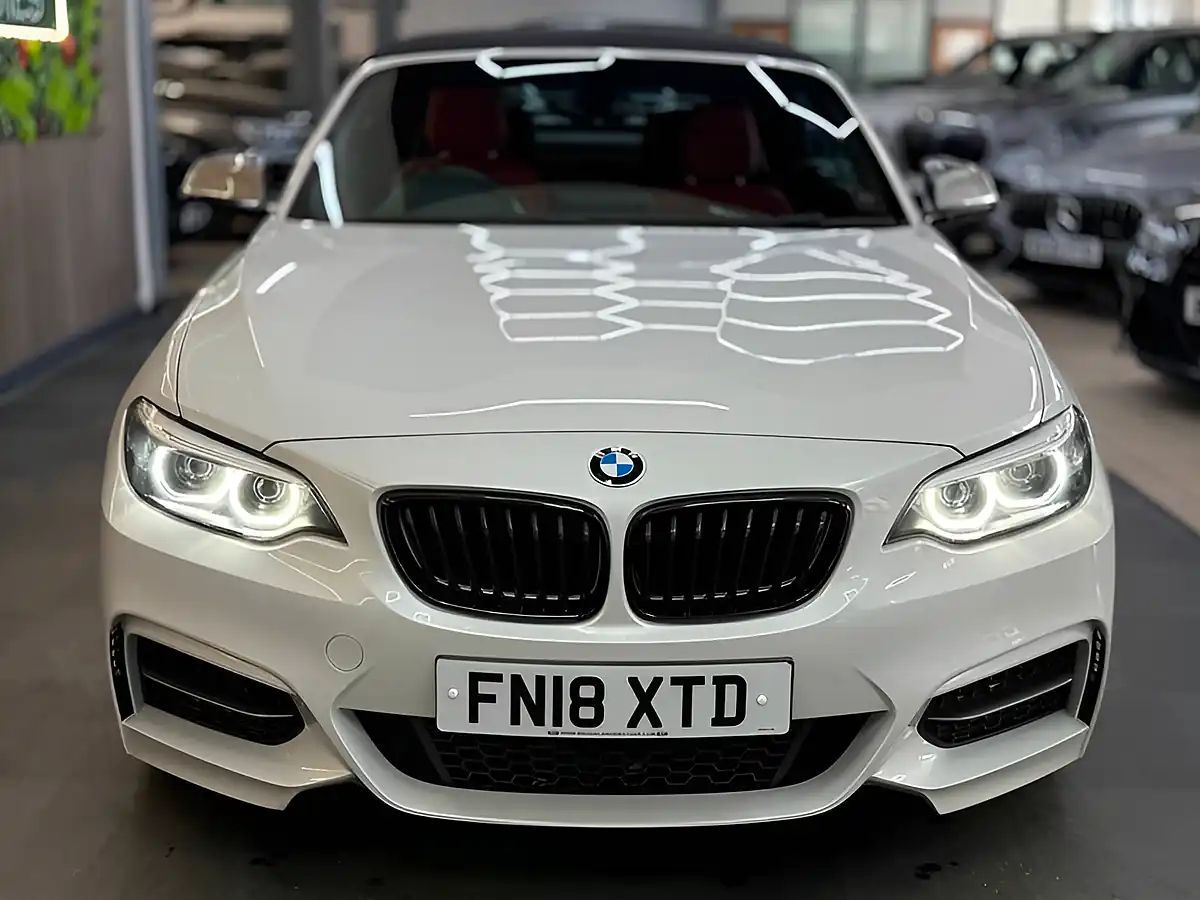 Used 2018 BMW 2 Series 9X Services, Sat Nav, Leather, Heated Seats & Heated Steering Wheel White - Interior and Exterior details 6