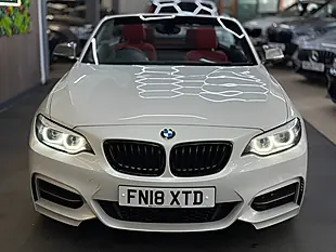 Used 2018 BMW 2 Series 9X Services, Sat Nav, Leather, Heated Seats & Heated Steering Wheel White - Interior and Exterior details 7