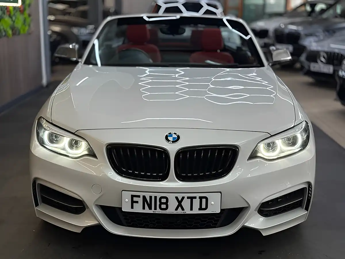 Used 2018 BMW 2 Series 9X Services, Sat Nav, Leather, Heated Seats & Heated Steering Wheel White - Interior and Exterior details 7