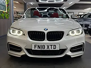 Used 2018 BMW 2 Series 9X Services, Sat Nav, Leather, Heated Seats & Heated Steering Wheel White - Interior and Exterior details 8