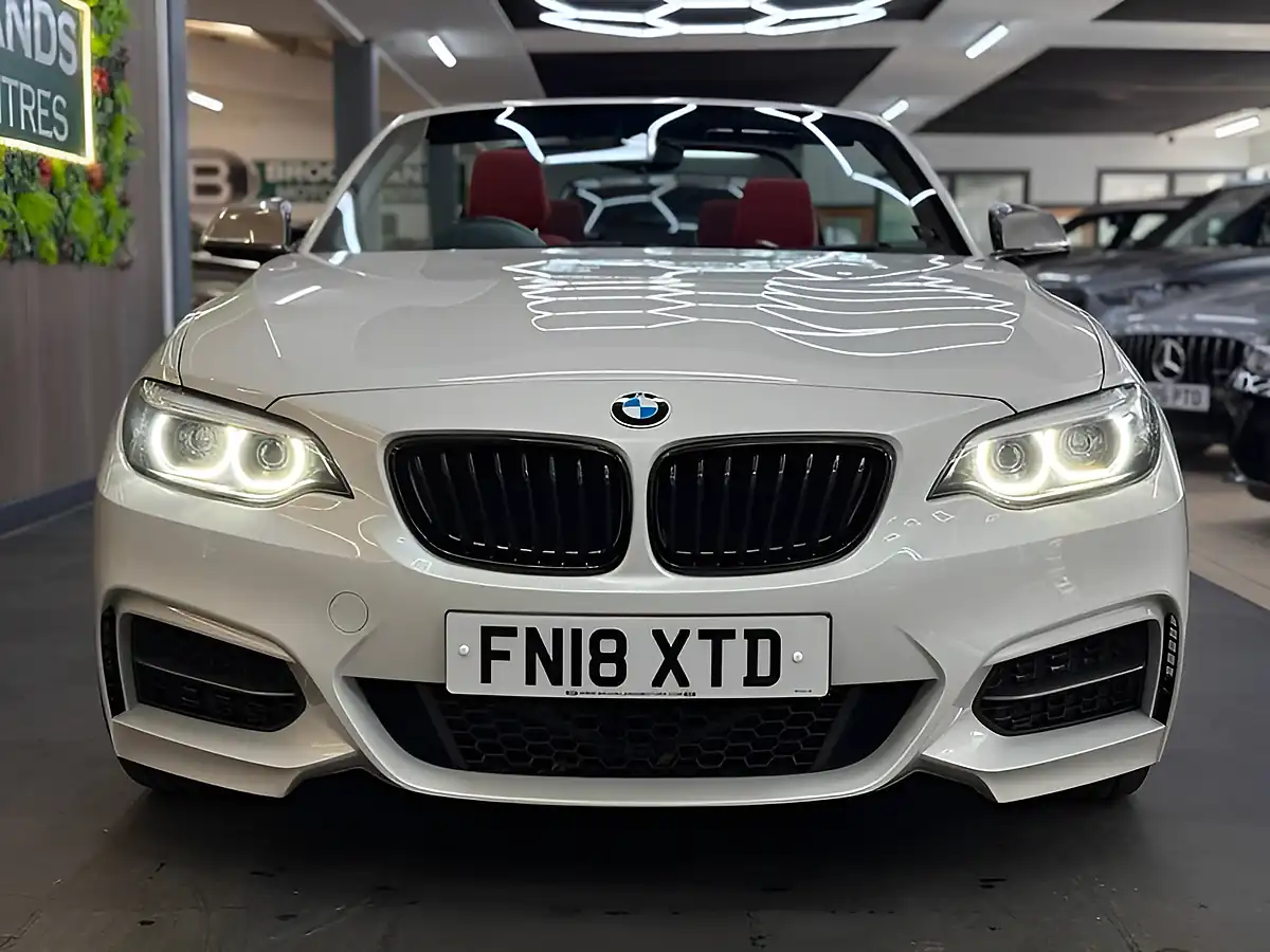 Used 2018 BMW 2 Series 9X Services, Sat Nav, Leather, Heated Seats & Heated Steering Wheel White - Interior and Exterior details 8