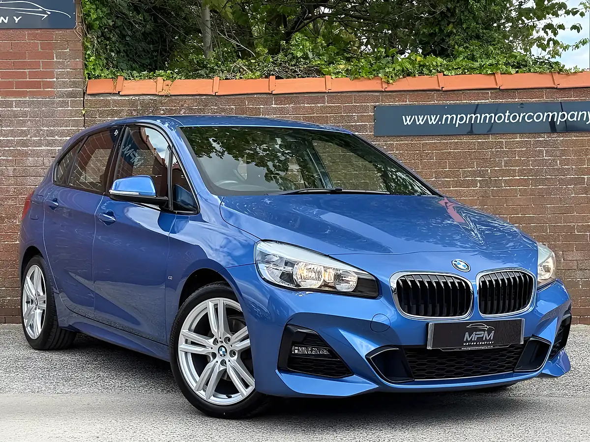 Used 2018 BMW 2 Series Active Tourer M Sport Estoril Blue - Front View