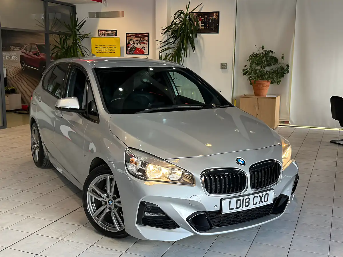 Used 2018 BMW 2 Series Active Tourer M Sport Silver - Front View