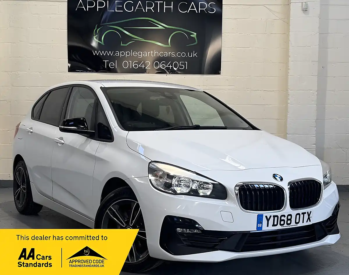 Used 2018 BMW 2 Series Active Tourer Sport White - Front View
