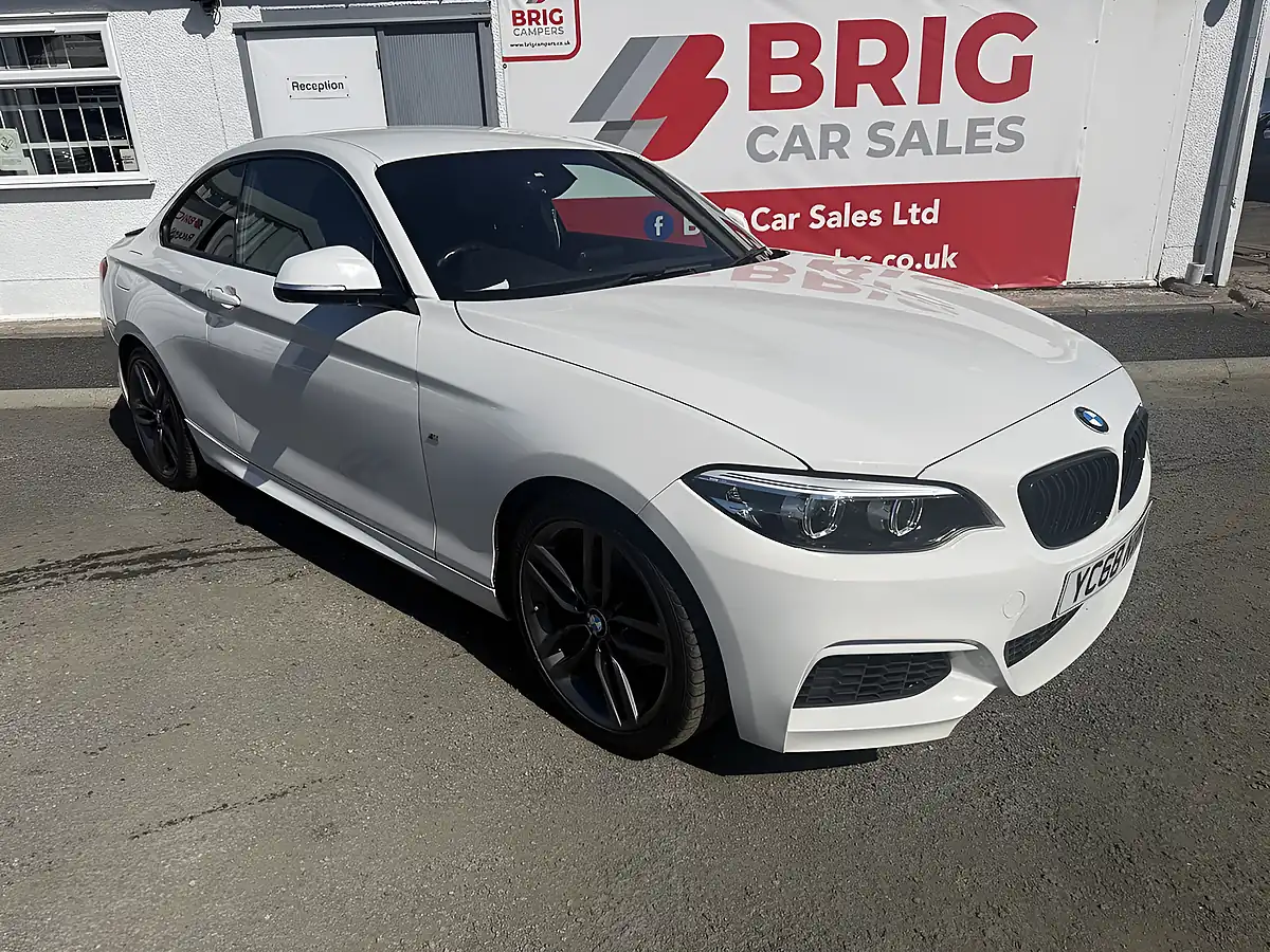 Used 2018 BMW 2 Series M Sport Alpine White - Front View