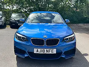 Used 2018 BMW 2 Series M Sport Blue - Interior and Exterior details 10