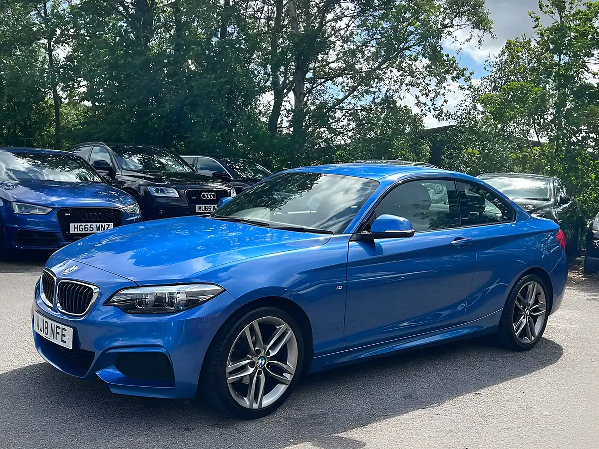 Used 2018 BMW 2 Series M Sport Blue - Interior and Exterior details 2