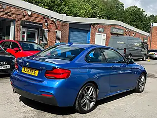Used 2018 BMW 2 Series M Sport Blue - Interior and Exterior details 3