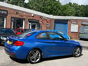 Used 2018 BMW 2 Series M Sport Blue - Interior and Exterior details 7