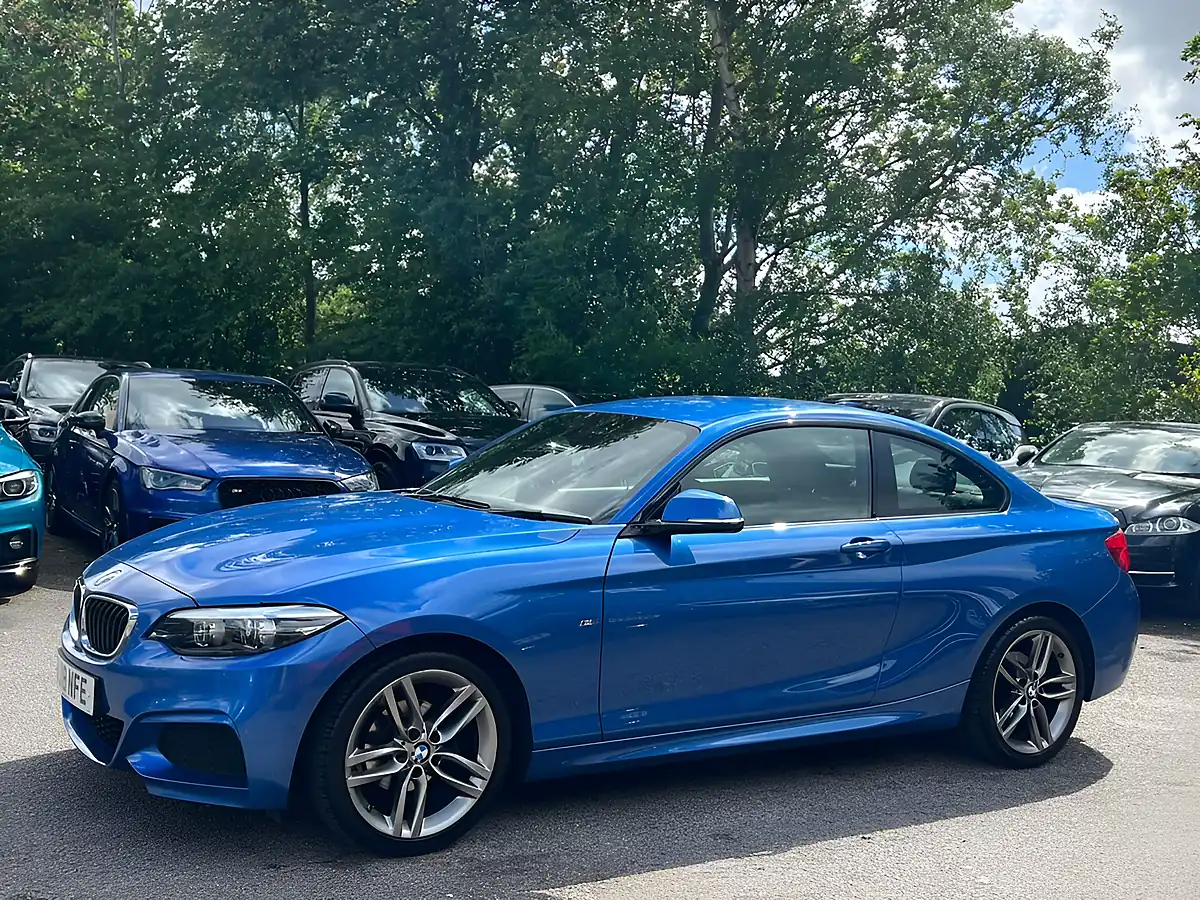 Used 2018 BMW 2 Series M Sport Blue - Interior and Exterior details 9