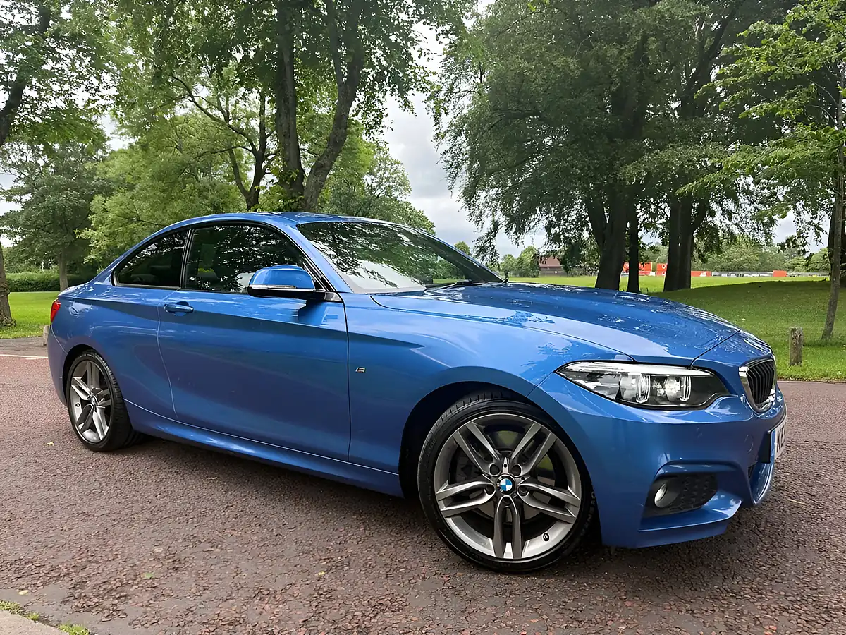 Used 2018 BMW 2 Series M Sport Blue - Front View