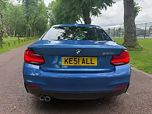 Used 2018 BMW 2 Series M Sport Blue - Interior and Exterior details 4