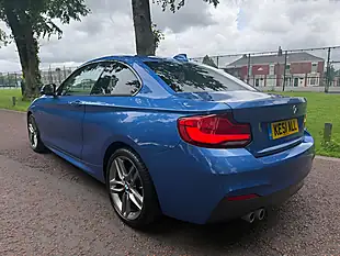 Used 2018 BMW 2 Series M Sport Blue - Interior and Exterior details 5
