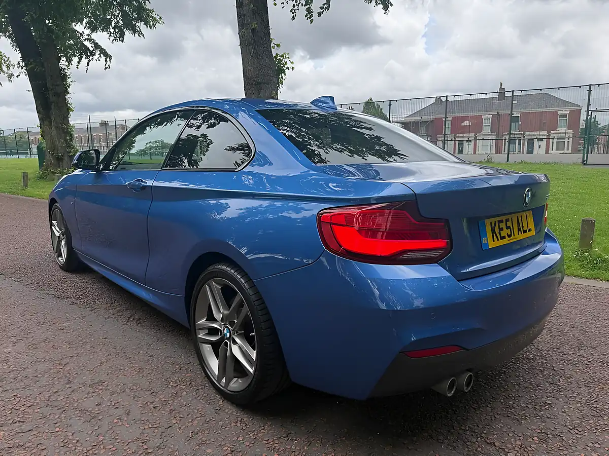 Used 2018 BMW 2 Series M Sport Blue - Interior and Exterior details 5
