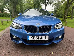 Used 2018 BMW 2 Series M Sport Blue - Interior and Exterior details 9