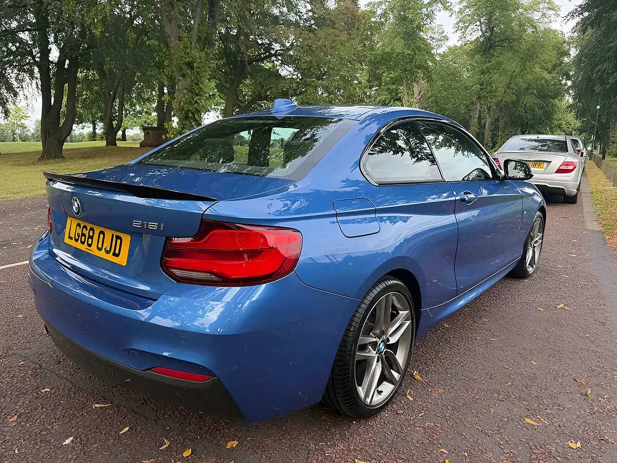 Used 2018 BMW 2 Series M Sport Blue - Interior and Exterior details 3