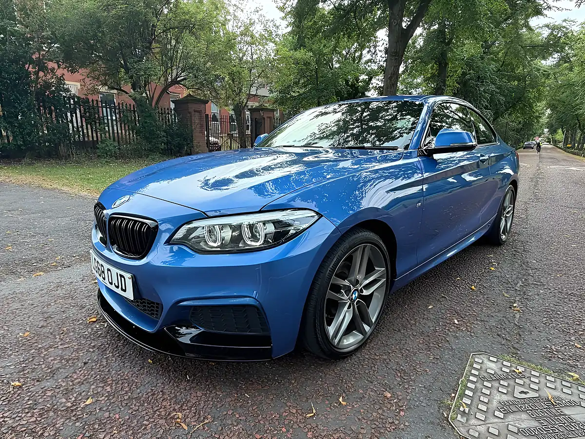 Used 2018 BMW 2 Series M Sport Blue - Interior and Exterior details 7