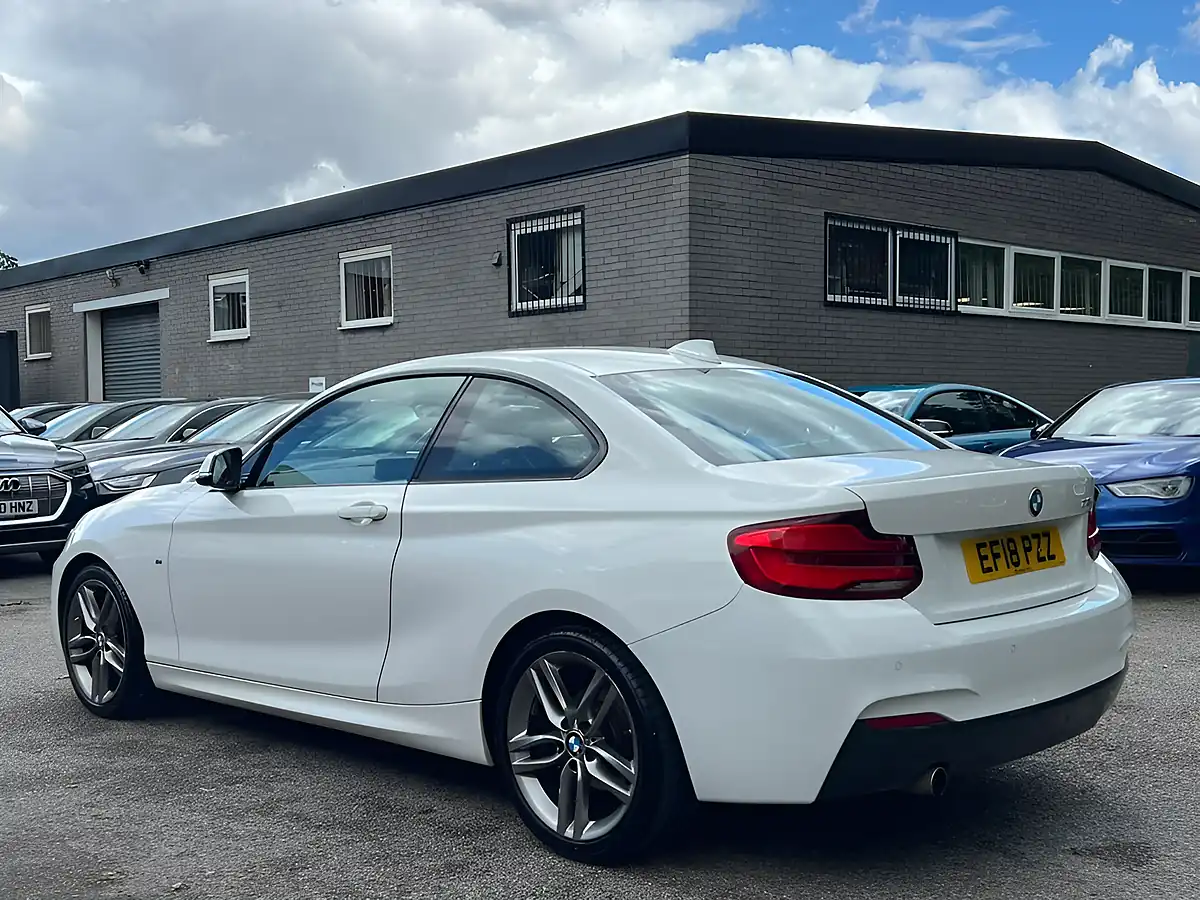 Used 2018 BMW 2 Series M Sport White - Interior and Exterior details 4