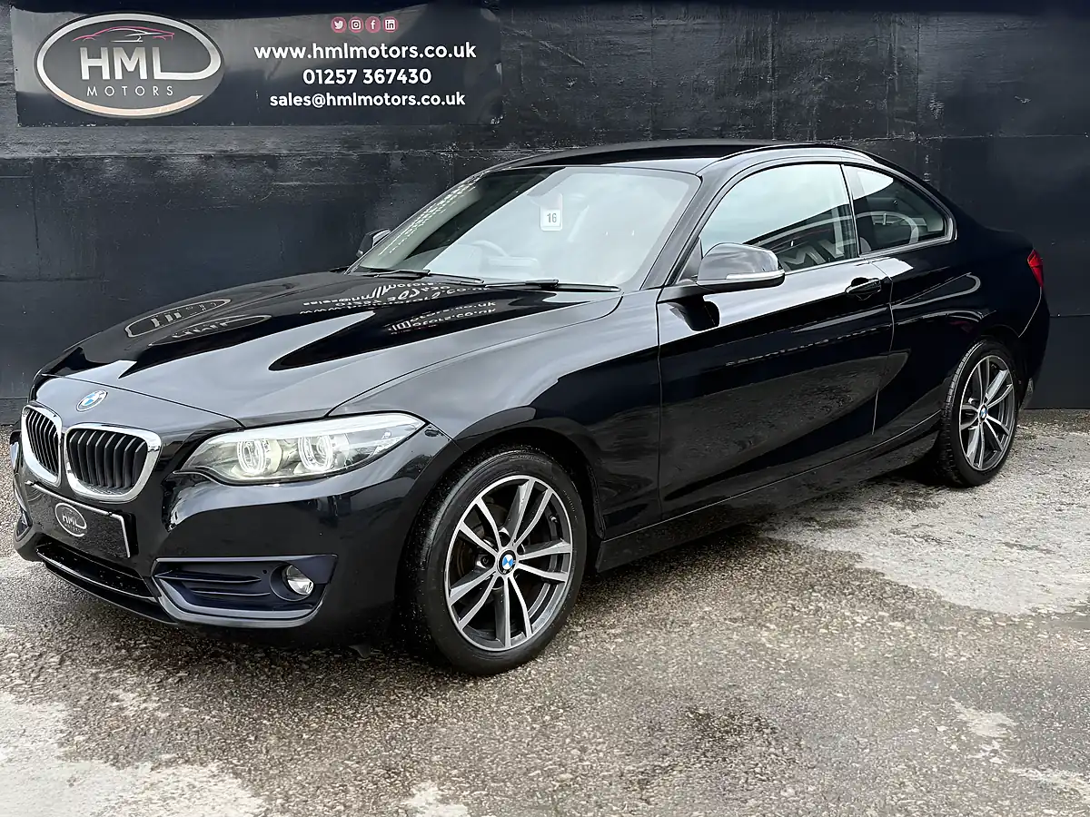 Used 2018 BMW 2 Series Sport Coupe Black - Interior and Exterior details 2