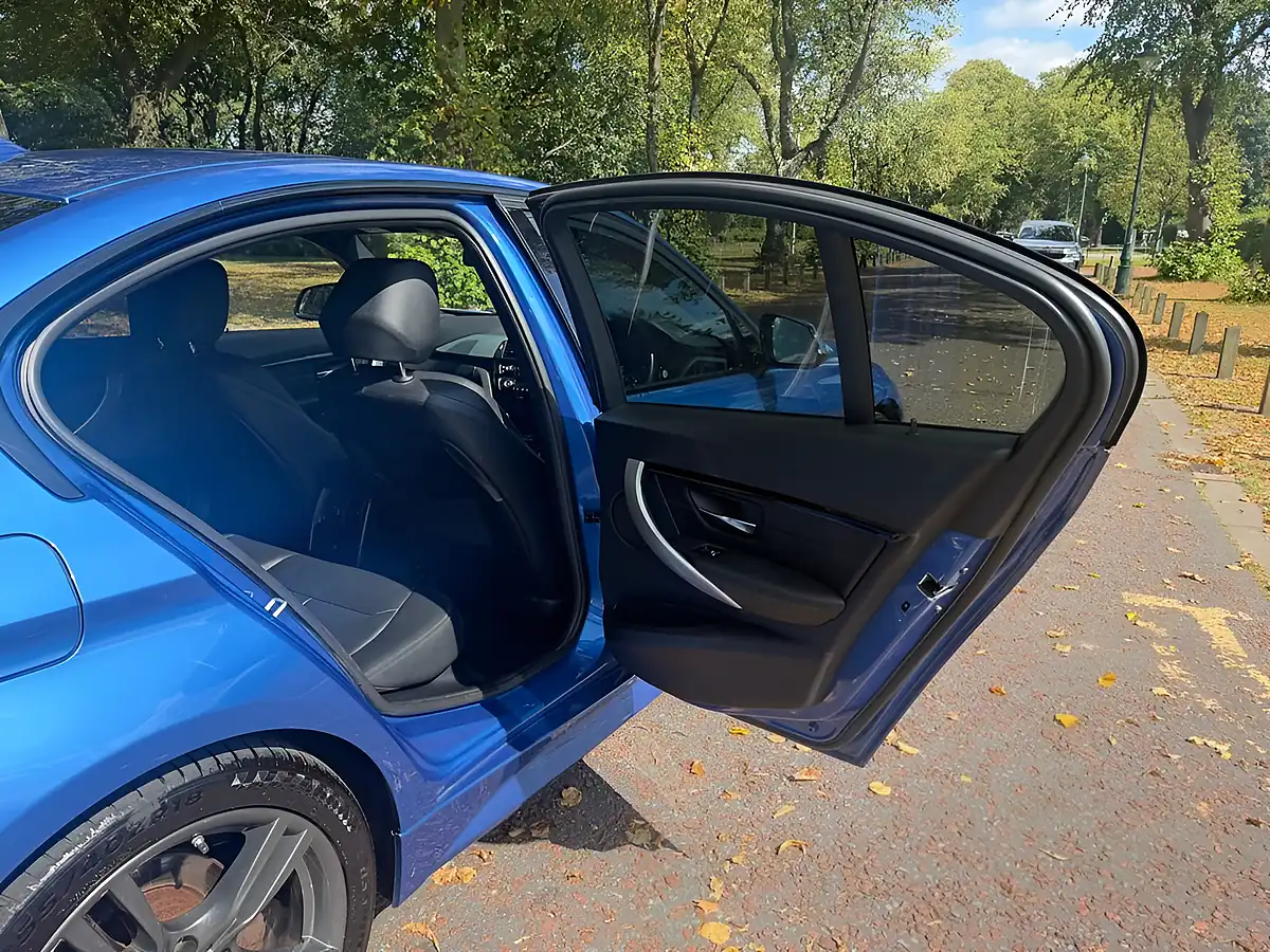 Used 2018 BMW 3 Series M Sport Blue - Interior and Exterior details 12