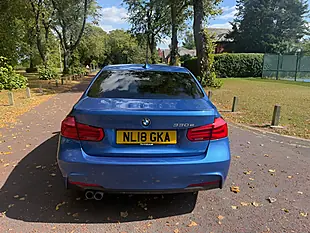 Used 2018 BMW 3 Series M Sport Blue - Interior and Exterior details 2