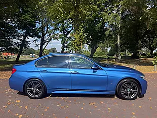 Used 2018 BMW 3 Series M Sport Blue - Interior and Exterior details 4