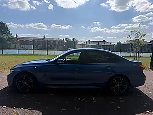 Used 2018 BMW 3 Series M Sport Blue - Interior and Exterior details 6