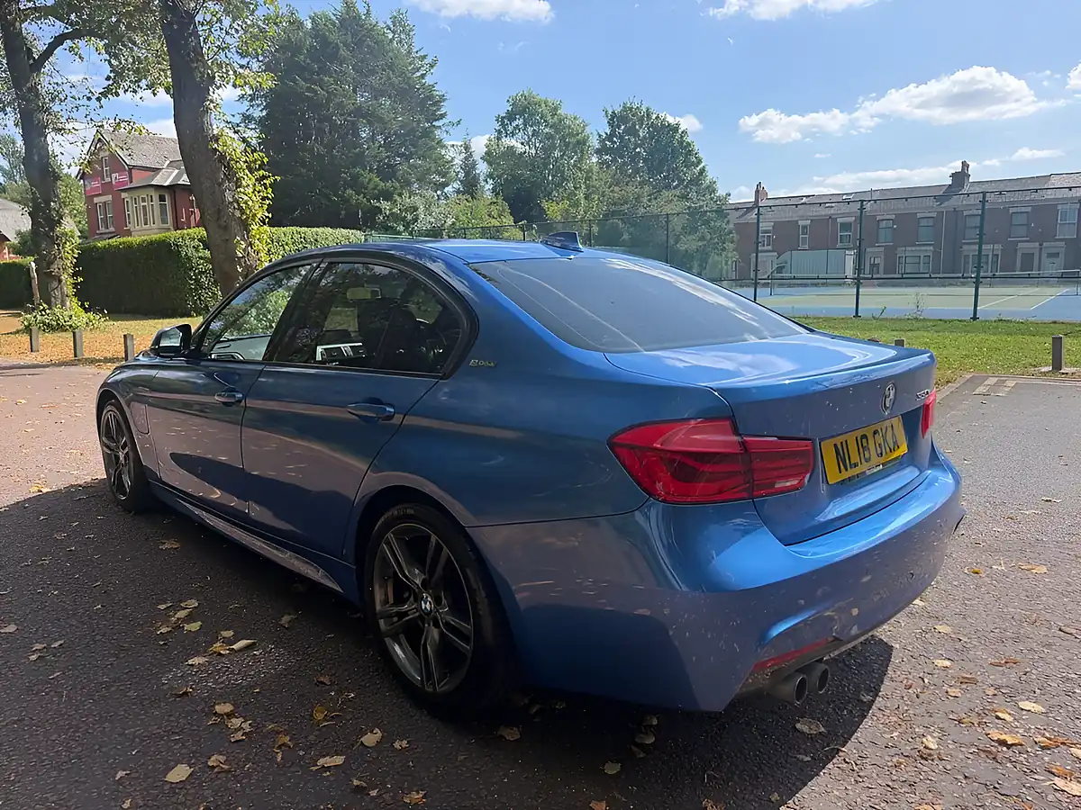 Used 2018 BMW 3 Series M Sport Blue - Interior and Exterior details 7