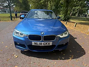 Used 2018 BMW 3 Series M Sport Blue - Interior and Exterior details 9