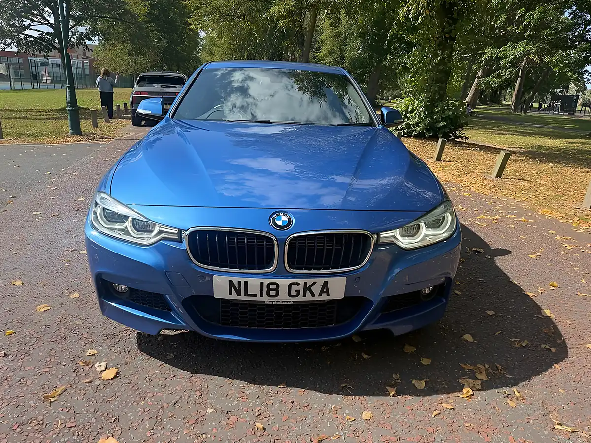 Used 2018 BMW 3 Series M Sport Blue - Interior and Exterior details 9