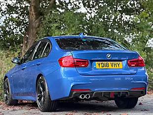 Used 2018 BMW 3 Series M Sport Blue - Interior and Exterior details 10