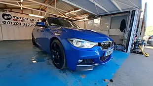 Used 2018 BMW 3 Series M Sport Blue - Interior and Exterior details 11