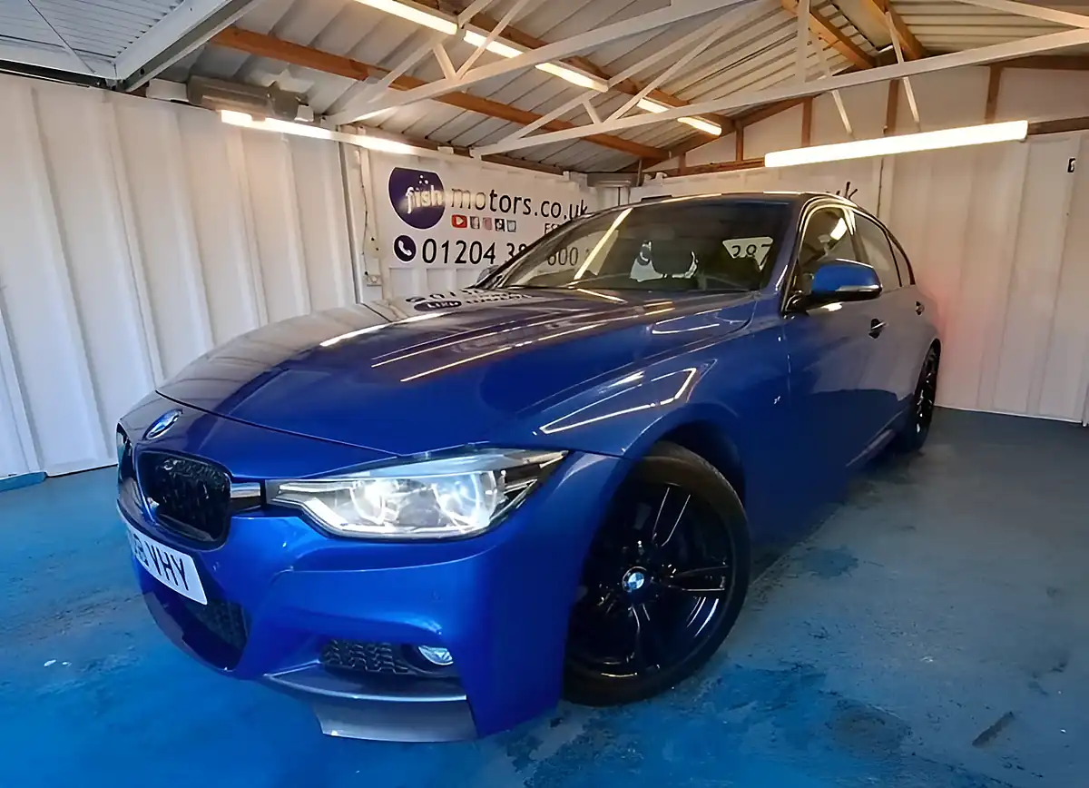 Used 2018 BMW 3 Series M Sport Blue - Interior and Exterior details 19