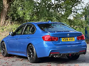 Used 2018 BMW 3 Series M Sport Blue - Interior and Exterior details 20