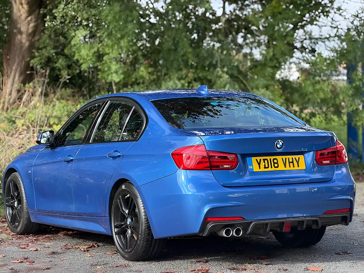Used 2018 BMW 3 Series M Sport Blue - Interior and Exterior details 20