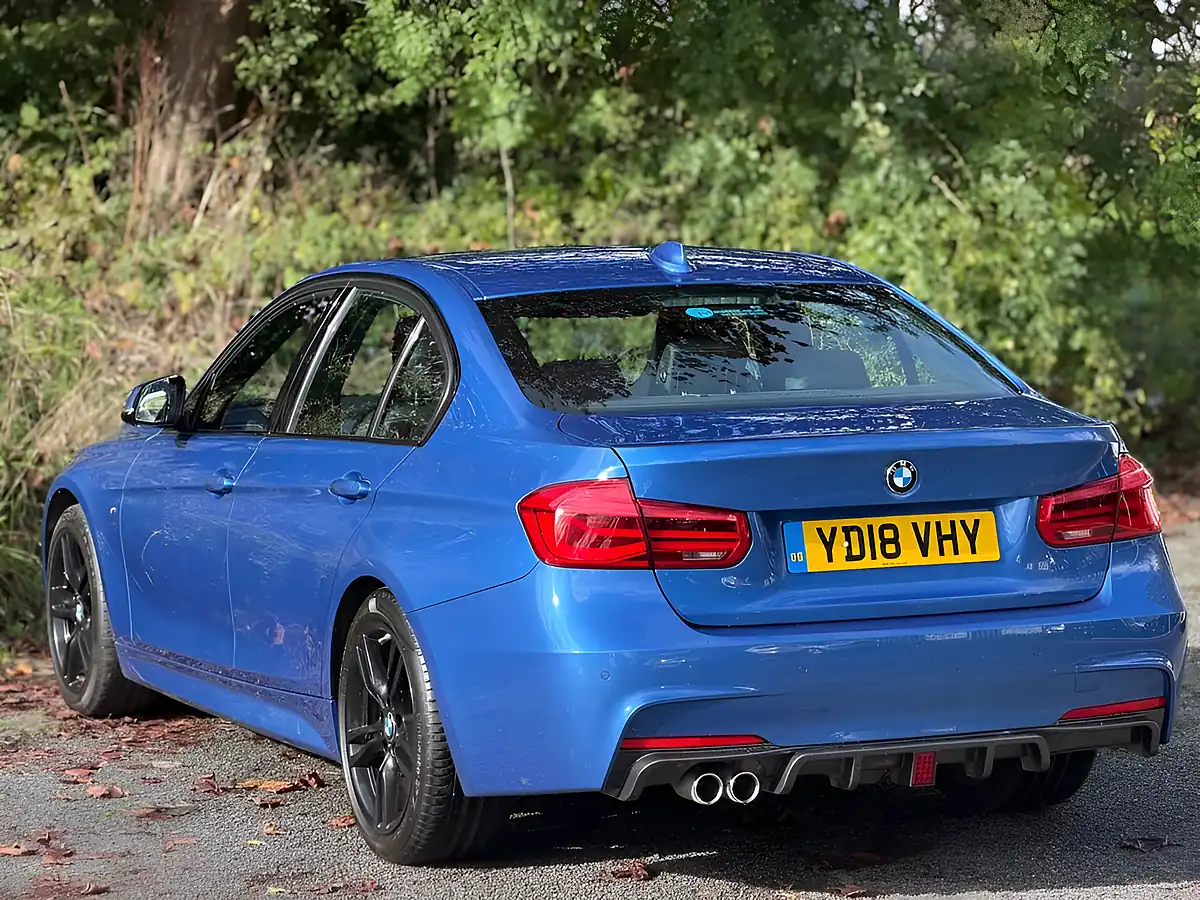 Used 2018 BMW 3 Series M Sport Blue - Interior and Exterior details 8