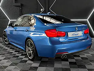 Used 2018 BMW 3 Series M Sport Estoril Blue - Interior and Exterior details 14