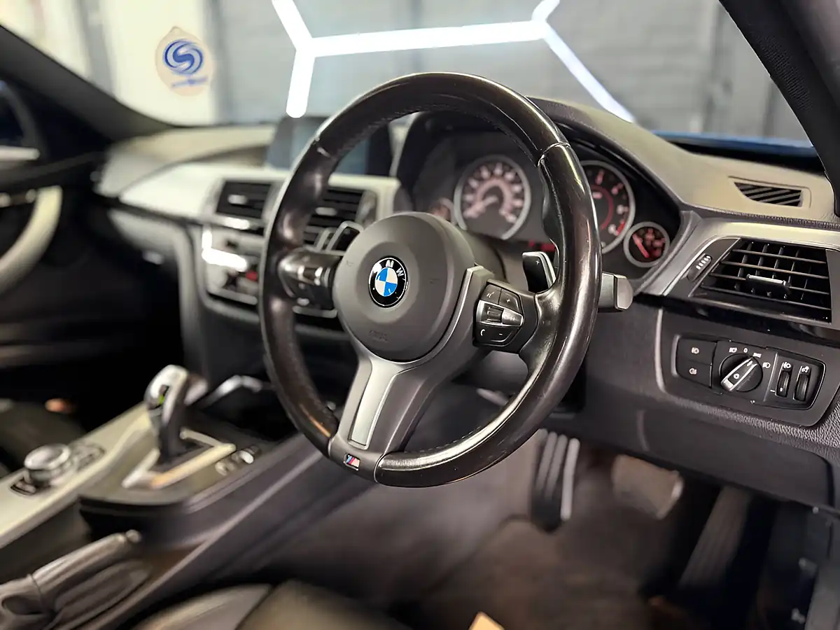 Used 2018 BMW 3 Series M Sport Estoril Blue - Interior and Exterior details 18